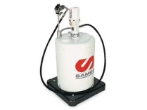 Pistola de grasa neumática con soporte Samoa EGC-20/450, para barriles de 20 kg, art.: 486200.