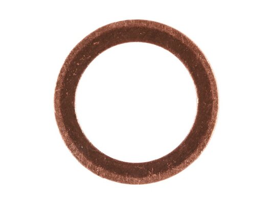 Arandela de cobre Weishaupt 14 x 20 x 1.5 mm, art: 440041.