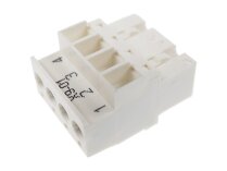 Conector Weishaupt X9-01 de 4 pines, art.: 716319