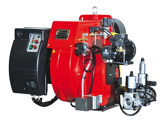 Quemador de gas/diésel Ecoflam MULTICALOR 200.1 PR-AB TL VGD 20.503, art: 3142641-3123860.